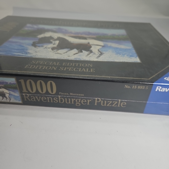 2001 Ravensburger 1000 Puzzle Running Horses Sealed New - Picture 6 of 9